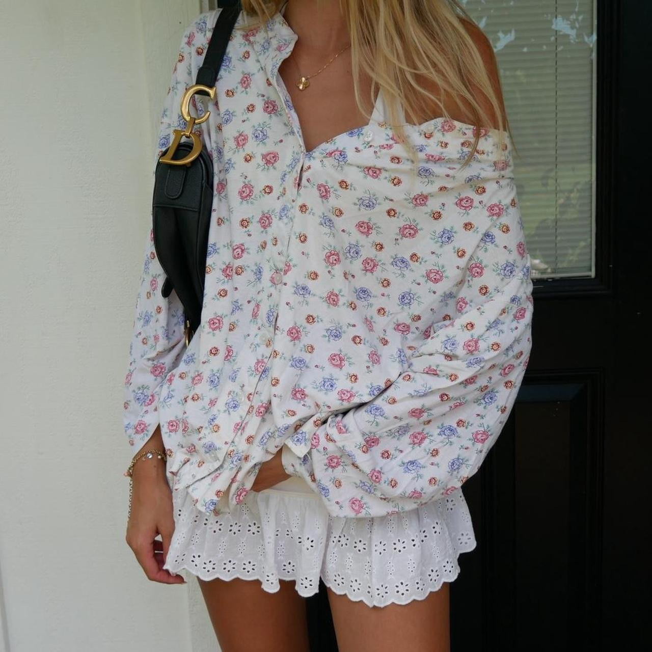 Vintage 90’s Victoria’s Secret floral cardigan