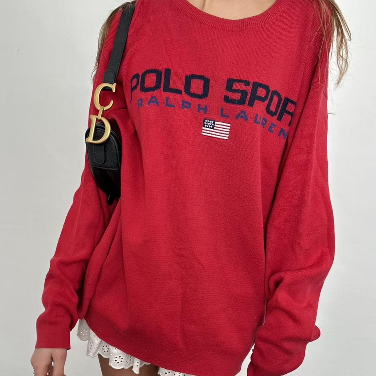 Vintage 90’s Polo Sport Ralph Lauren knitted sweater ❣️