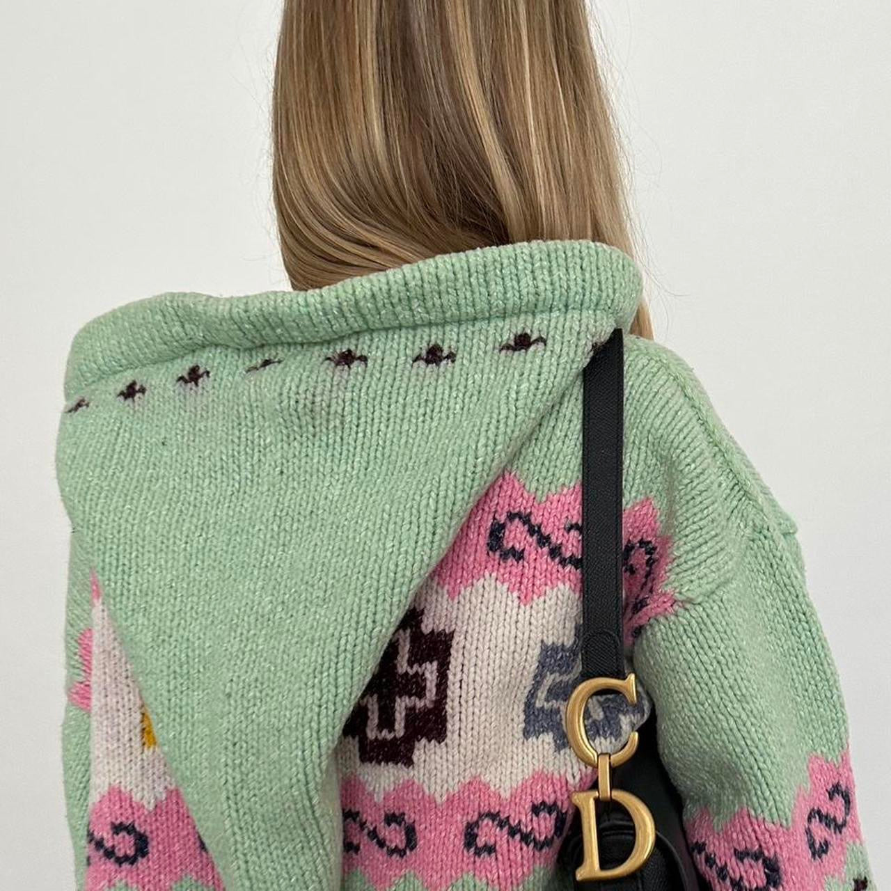 Vintage handmade design knit cardigan