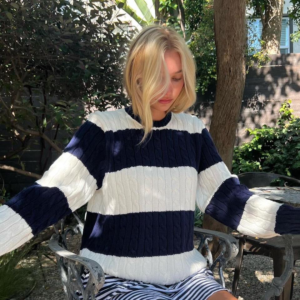 新作人気 Vintage Ralph Lauren knit sweater – Chelsea Thrift トップス