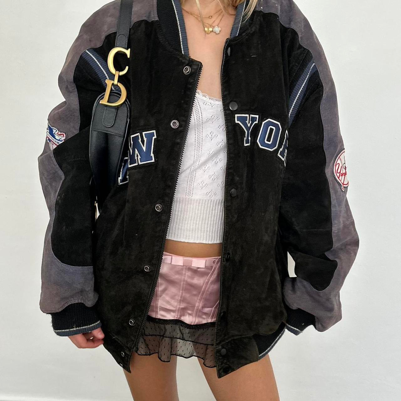 Vintage 90’s New York leather jacket