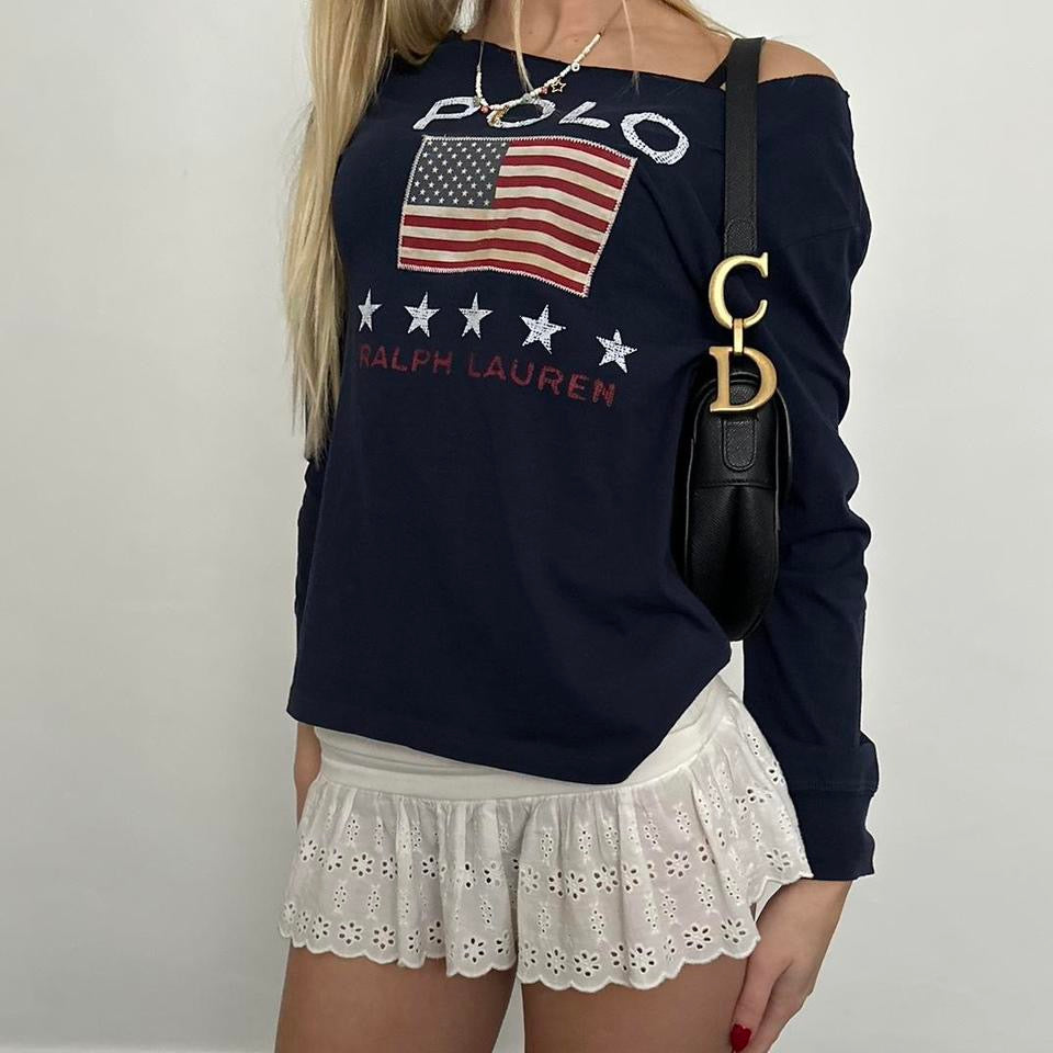 Vintage Polo Ralph Lauren graphic long sleeve top