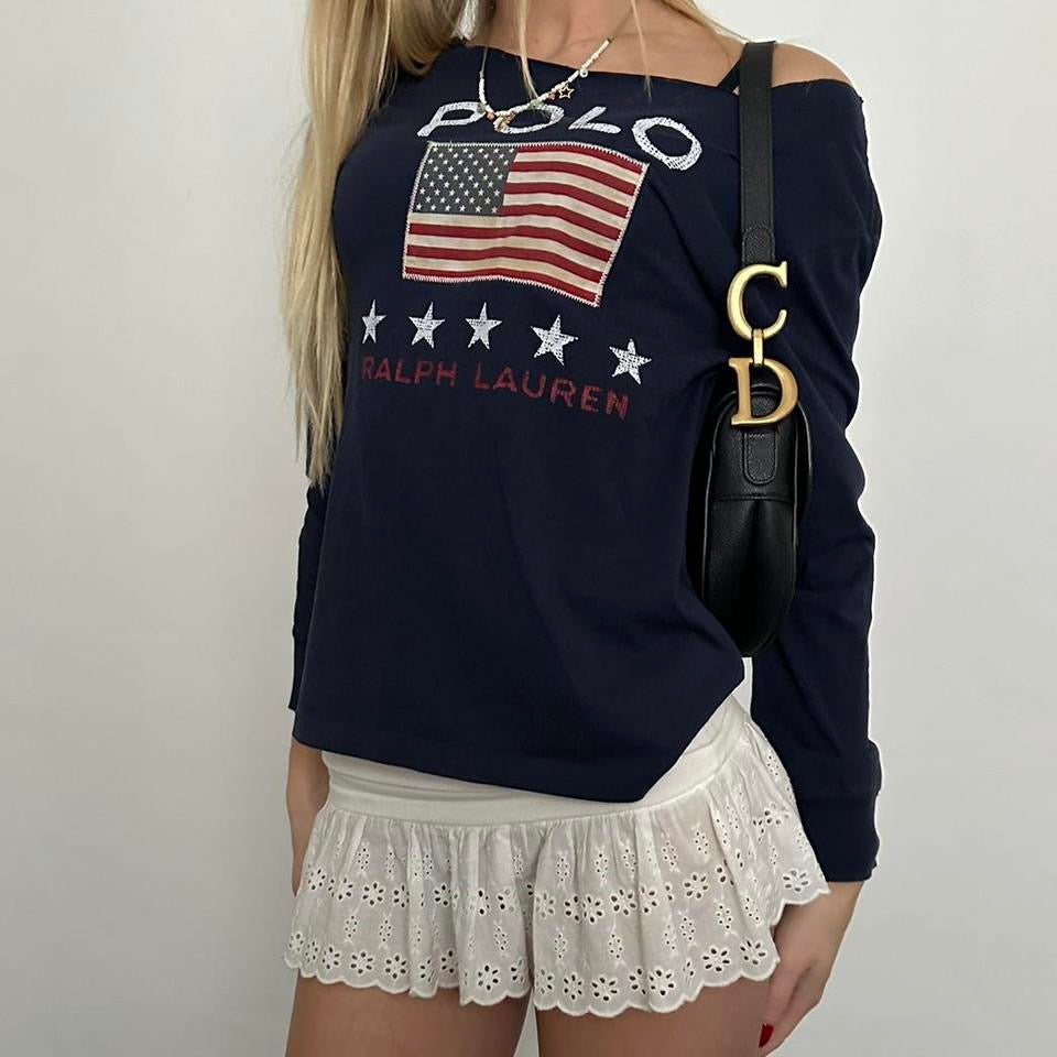 Vintage Polo Ralph Lauren graphic long sleeve top