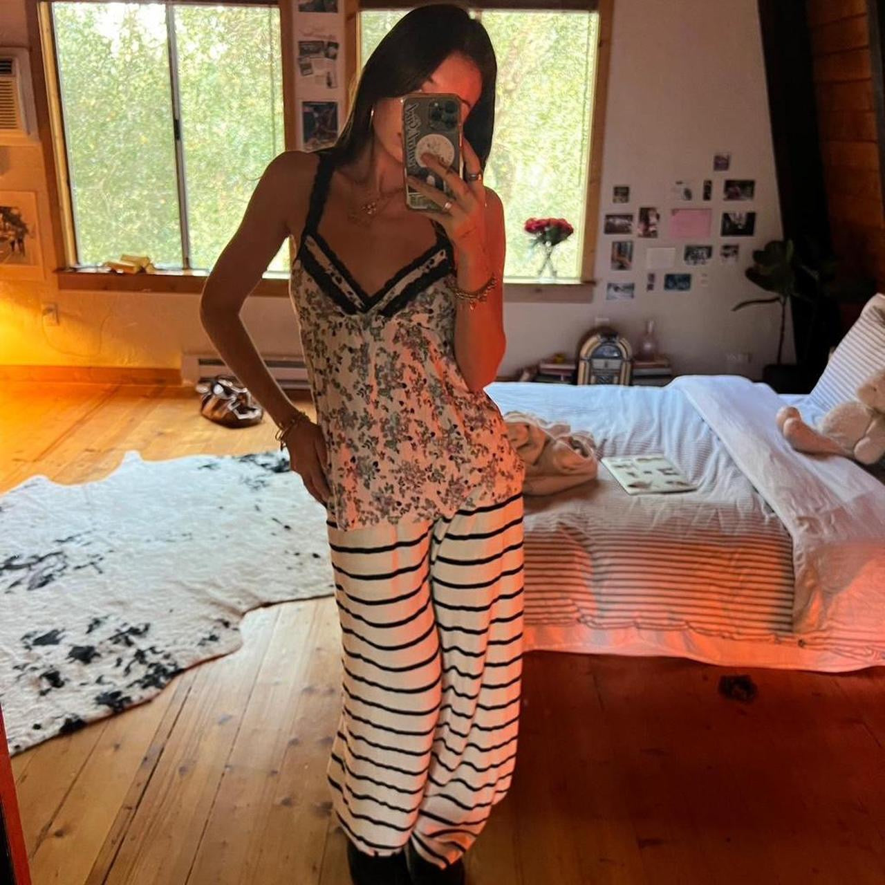 Vintage 90’s Victoria’s Secret babydoll floral pattern top