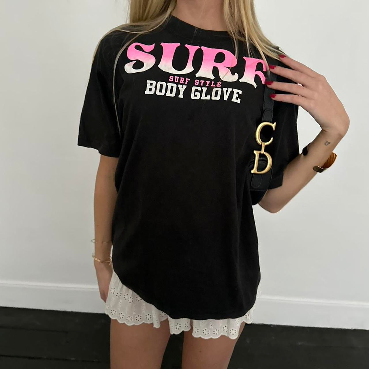 Vintage 90’s pink SURF T-shirt