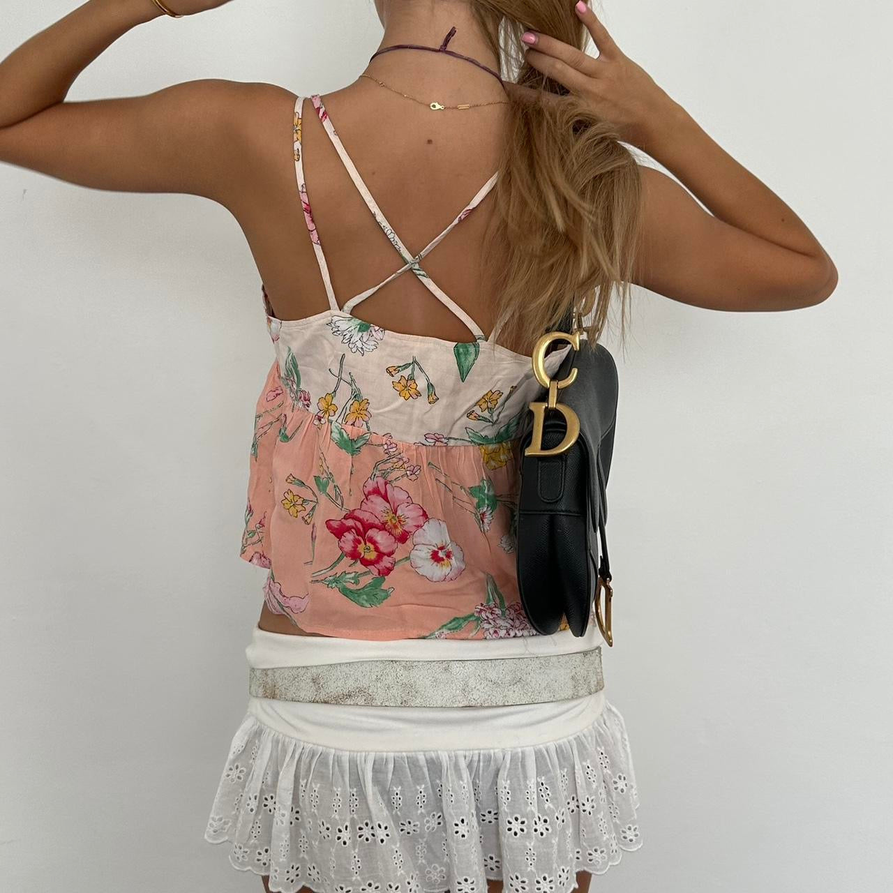 Vintage 90’s floral babydoll top