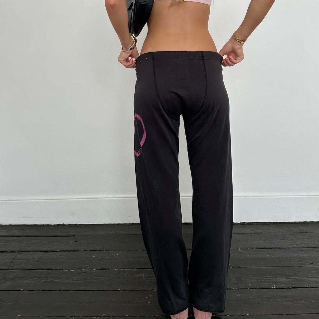 Vintage 2000’s Victoria’s Secret heart peace sweatpants