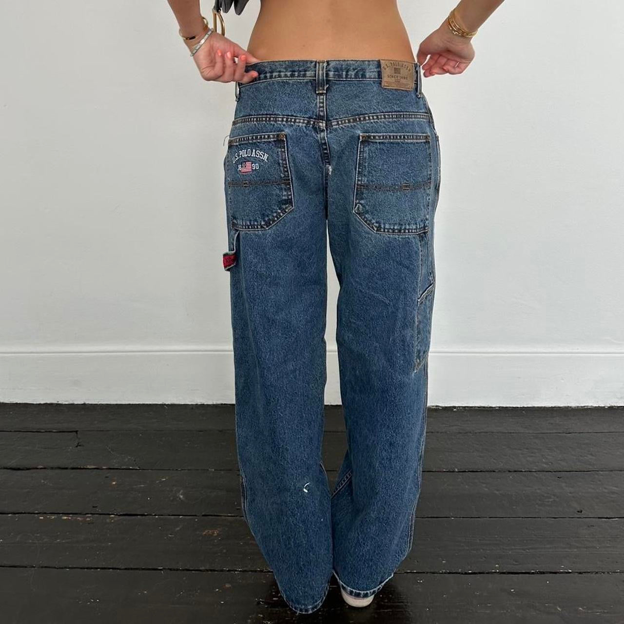 Vintage 2000s blue carpenter jeans