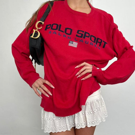 Vintage 90’s Polo Sport Ralph Lauren knitted sweater ❣️
