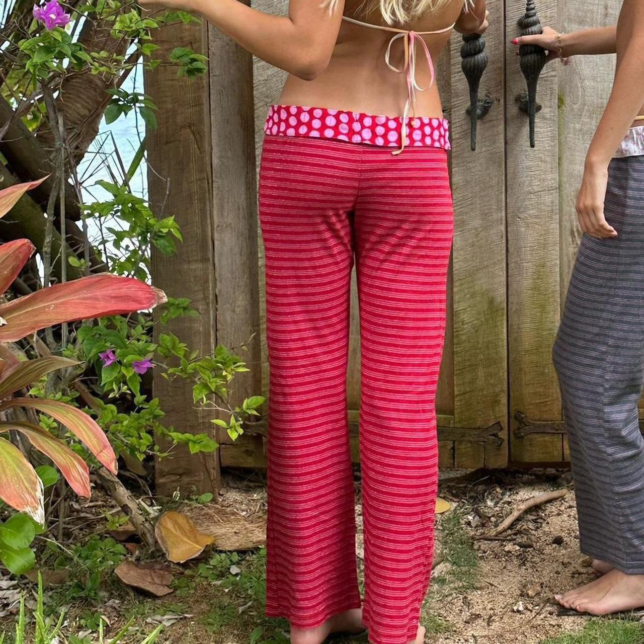 Vintage 2000’s Victoria’s Secret rare striped pants