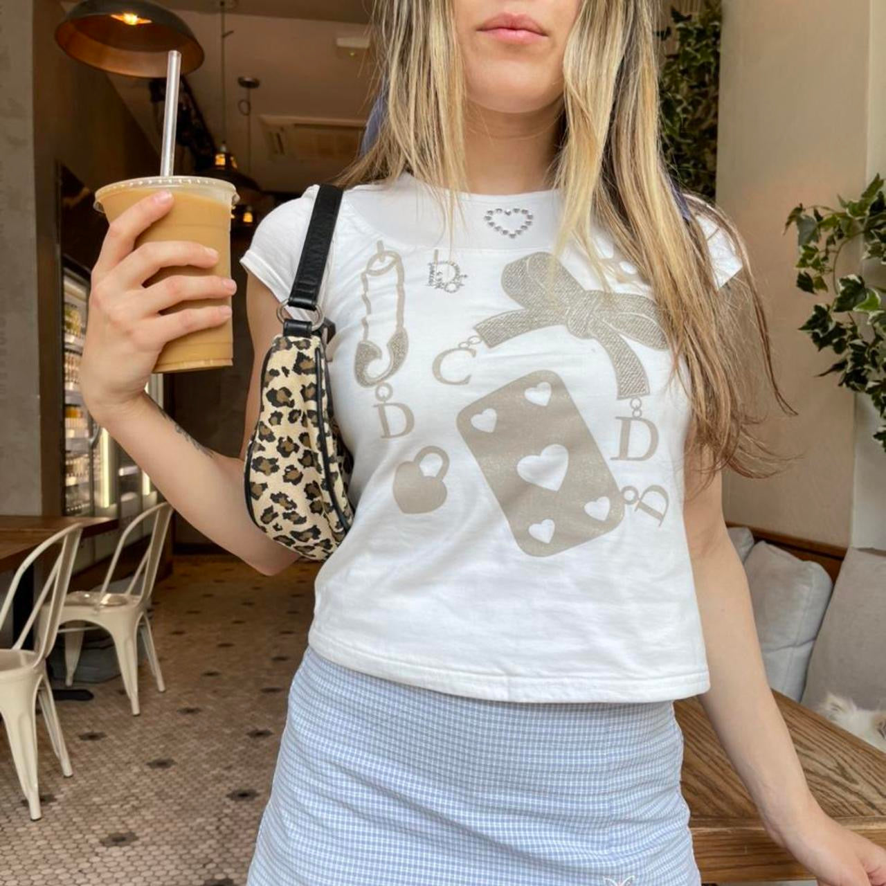 Vintage leopard print bag π