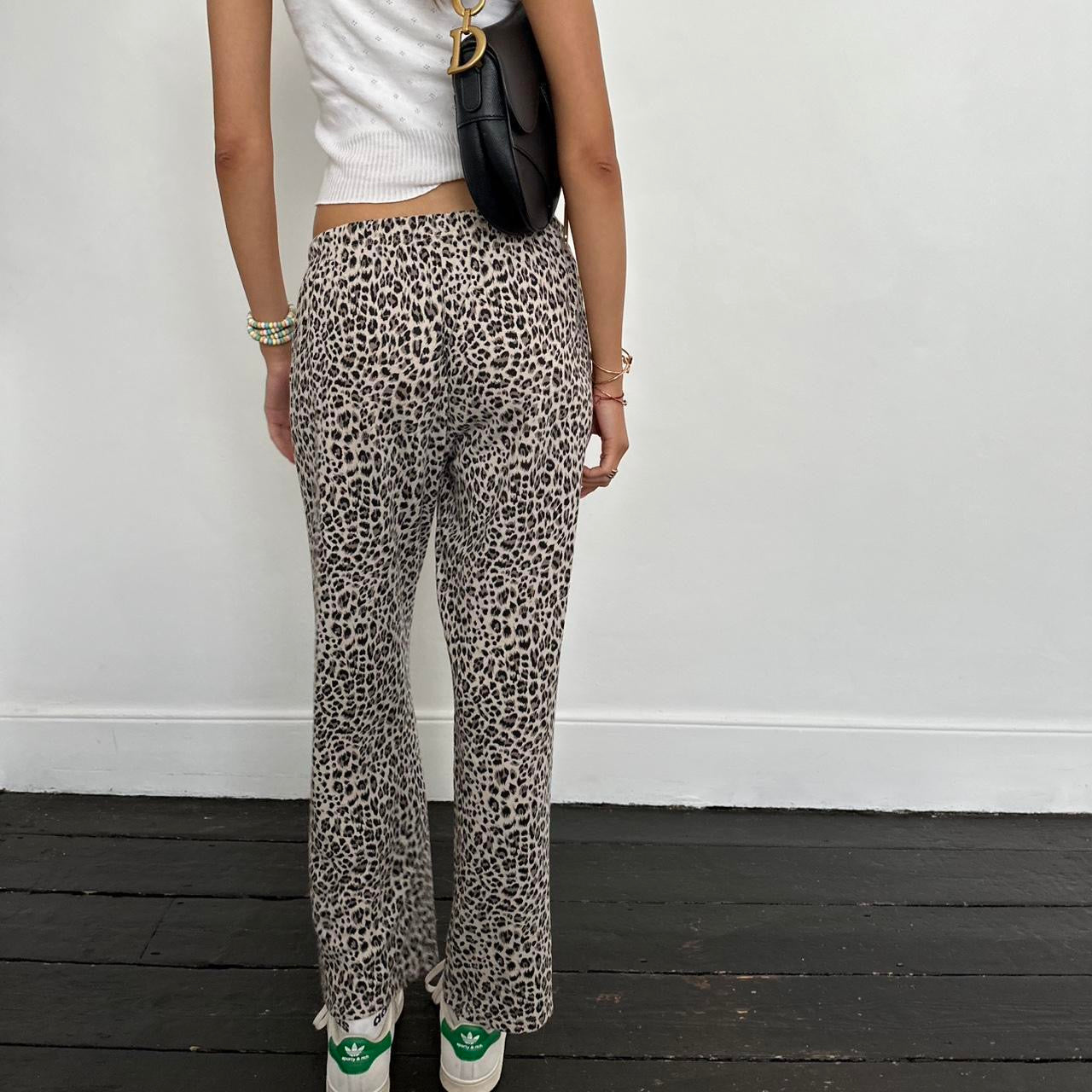Vintage 2000’s leopard print sweatpants