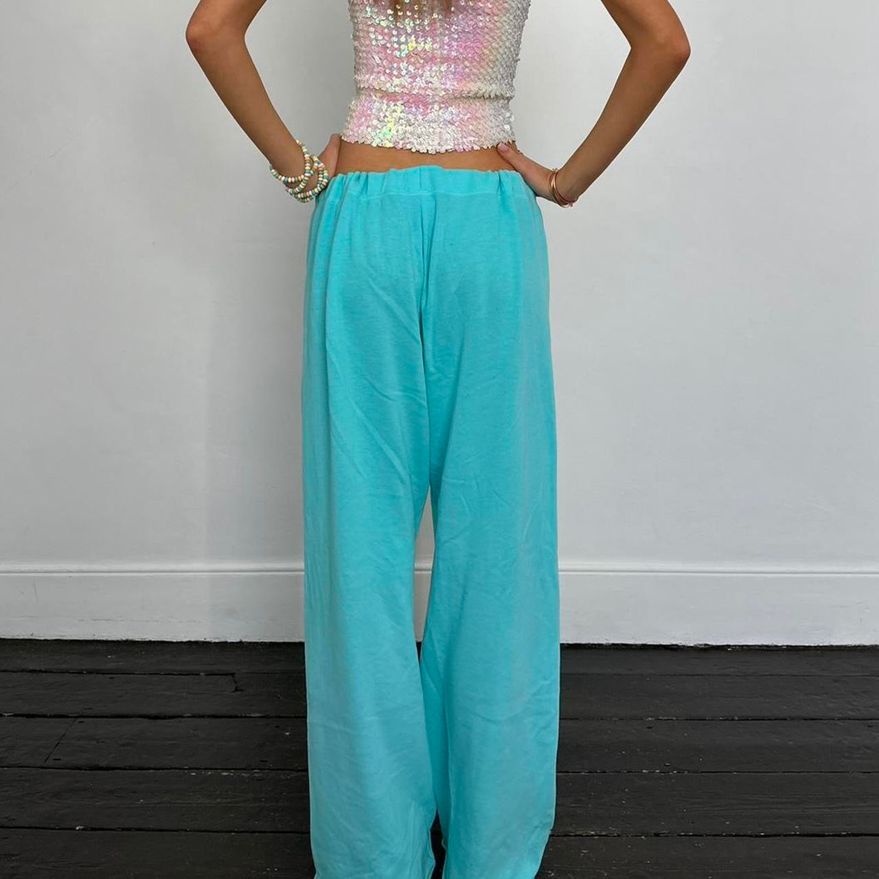 Vintage 2000’s Victorias Secret angel blue sweatpants
