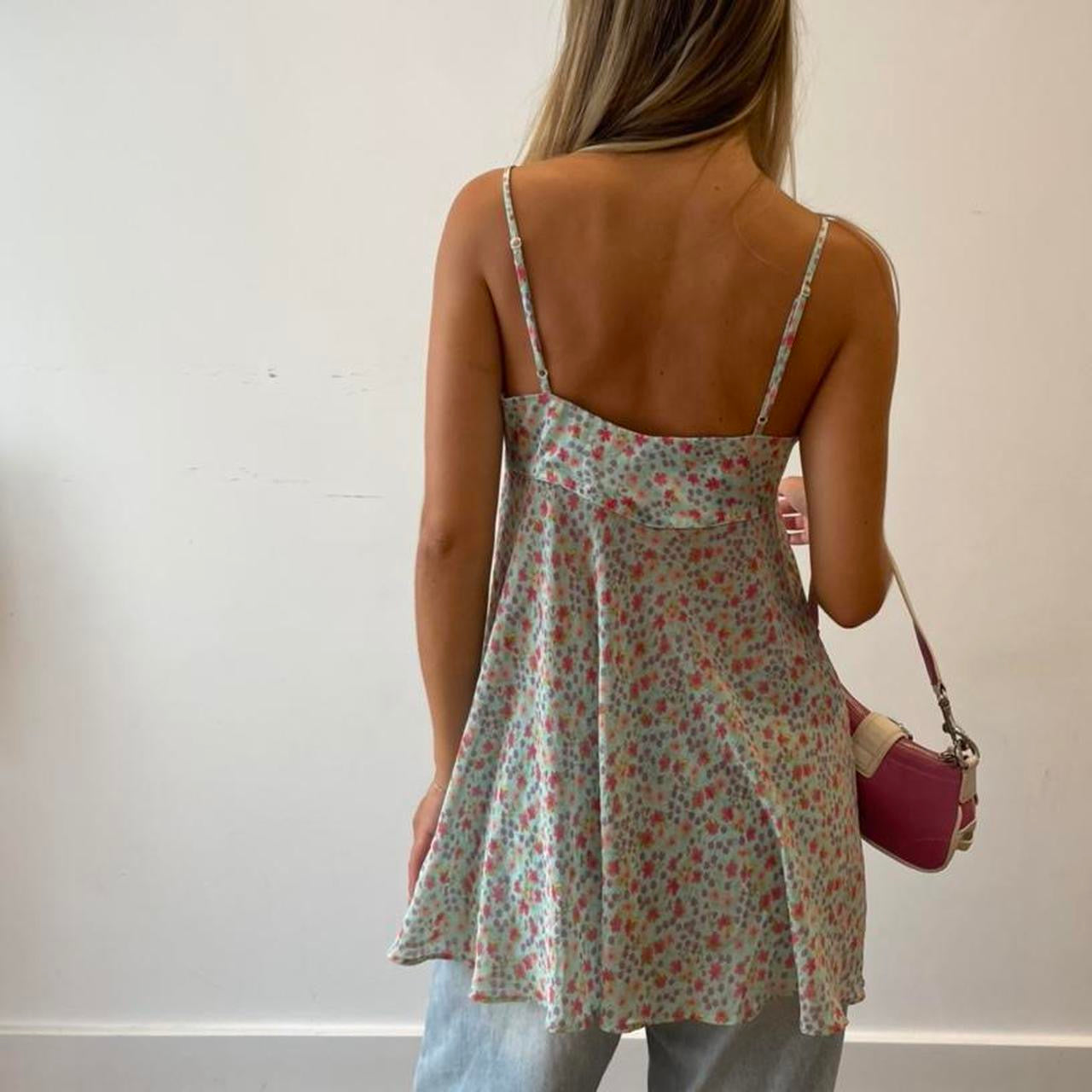 Vintage Victorias Secret floral babydoll top