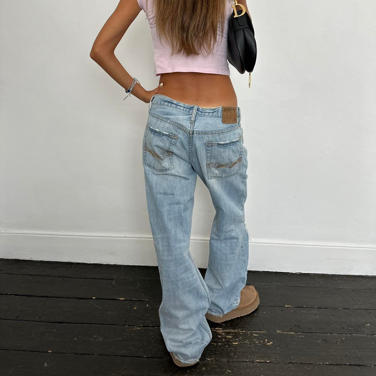 Vintage 2000’s American Eagle boyfriend fit relaxed jeans