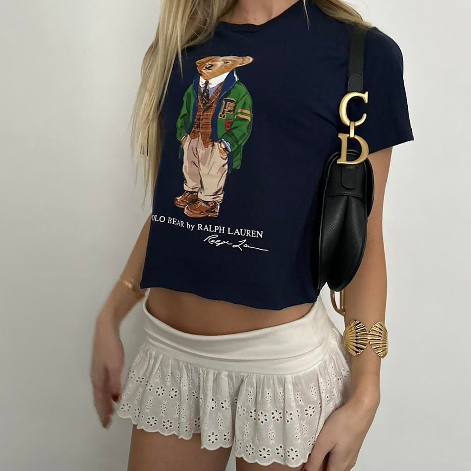 Vintage Ralph Lauren teddy bear baby tee