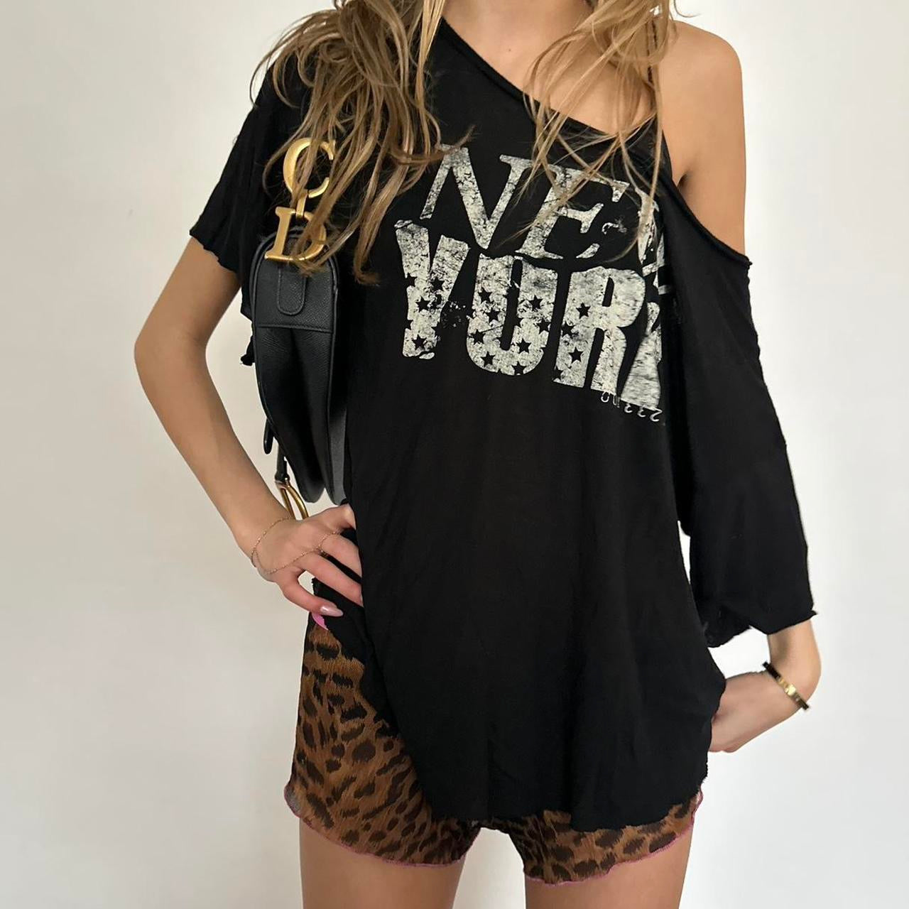 Vintage New York off the shoulder top