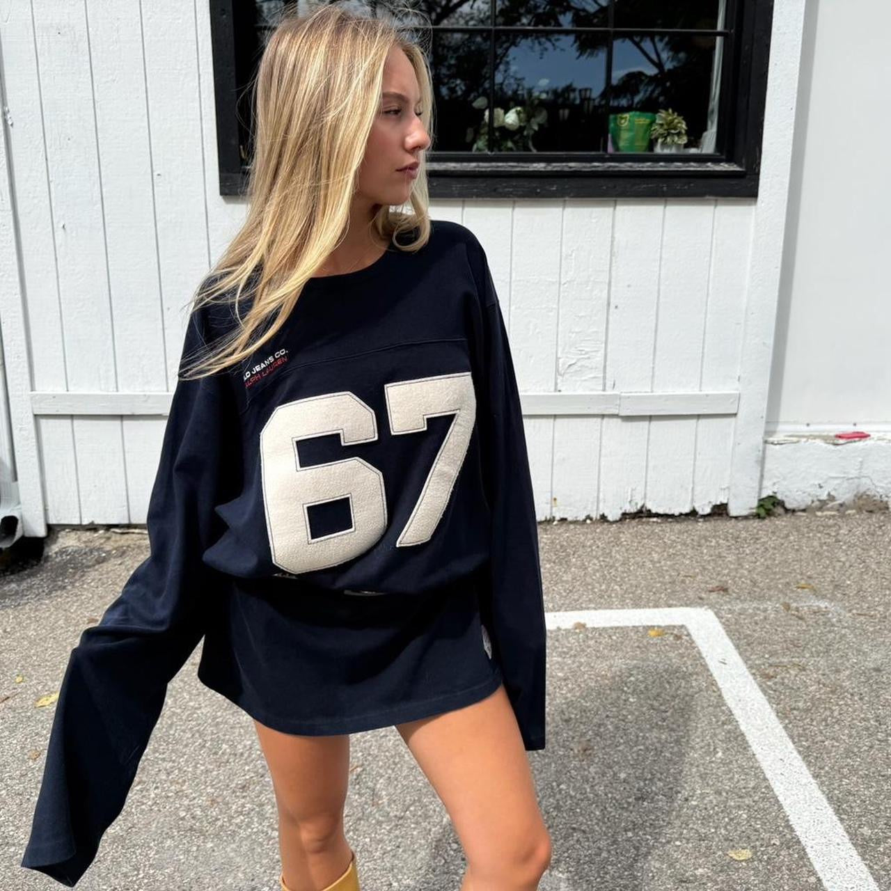 Vintage Ralph Lauren navy 67 sweatshirt