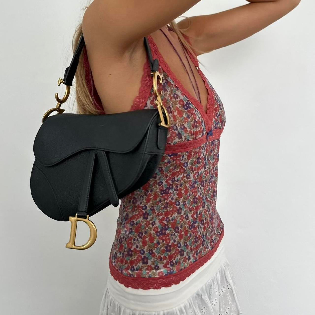 Vintage 2000’s floral lace colourful cami top