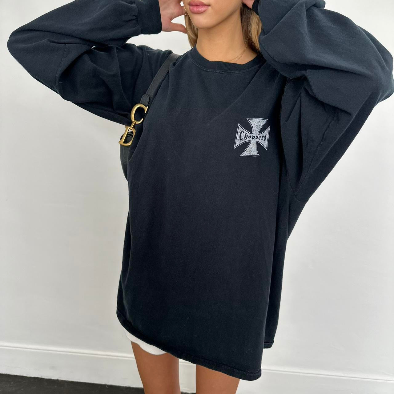 Vintage West Coast Choppers long sleeve oversized top