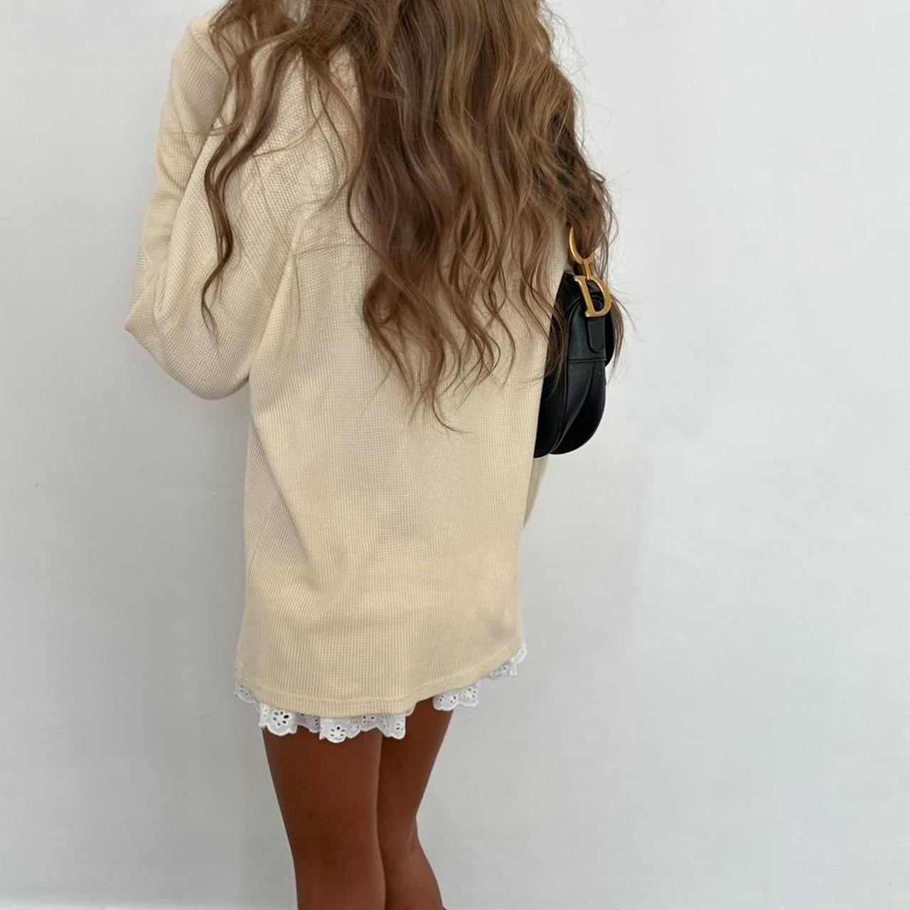 Vintage 2000s Ralph Lauren long sleeve waffle top