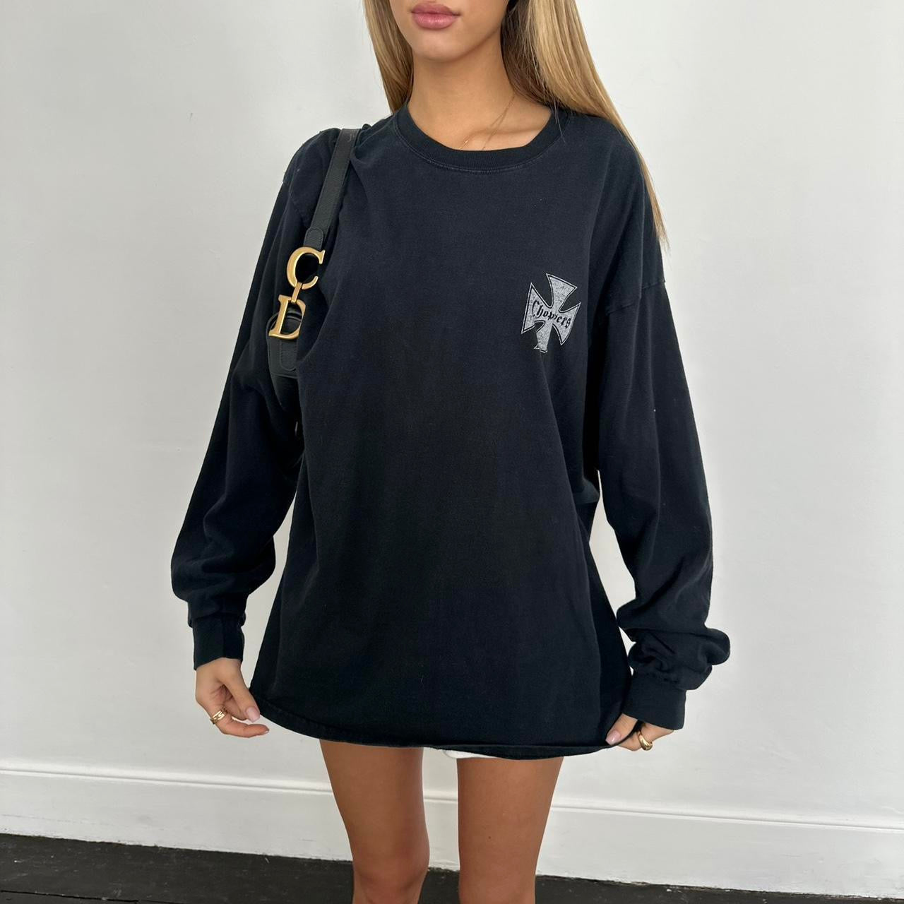 Vintage West Coast Choppers long sleeve oversized top