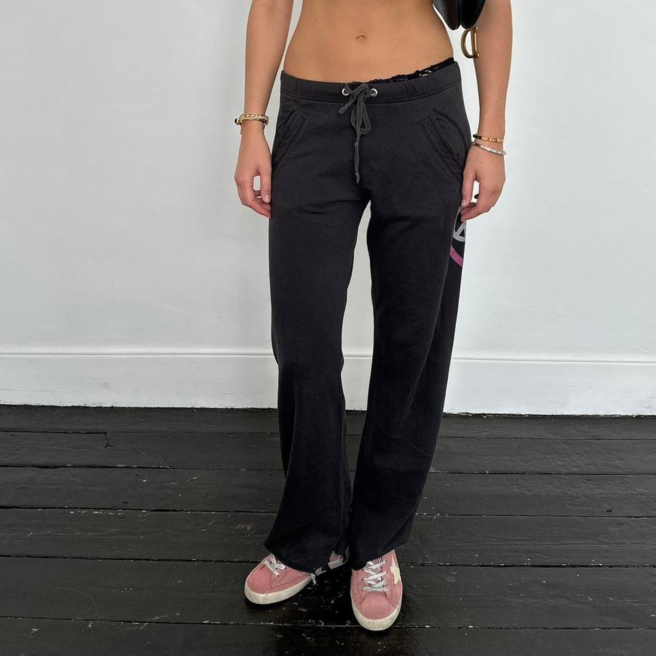 Vintage 2000’s Victoria’s Secret heart peace sweatpants