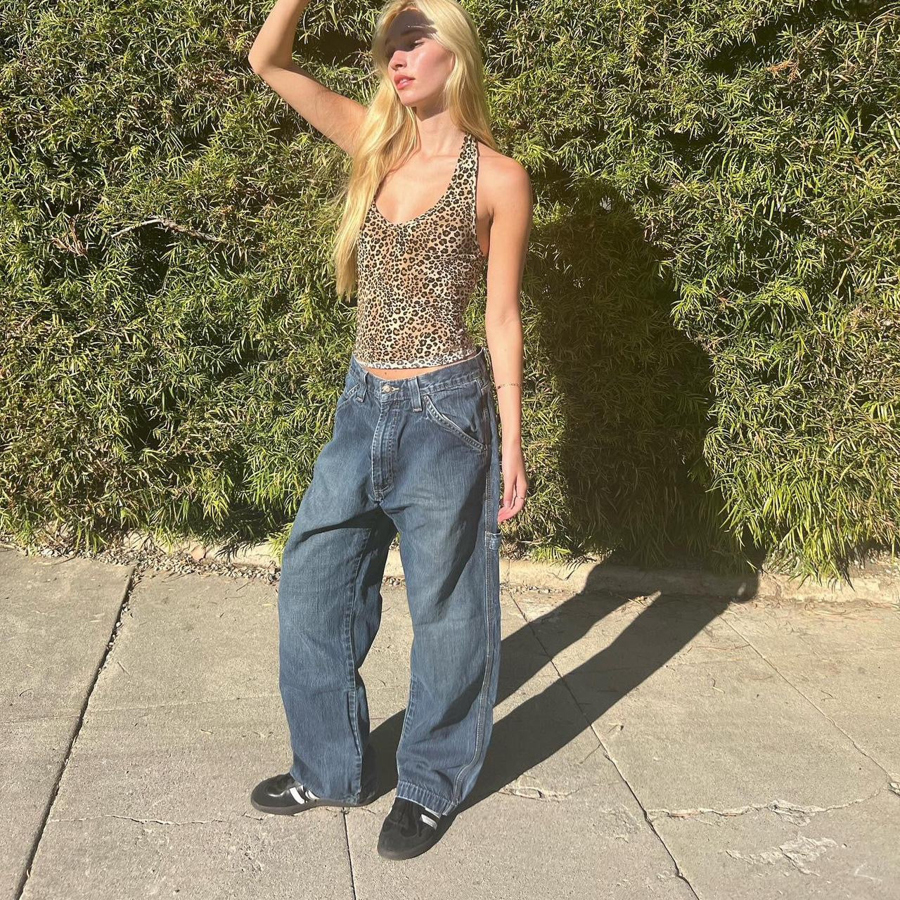 Vintage Levi’s carpenter blue wash boyfriend fit style jeans 🩵