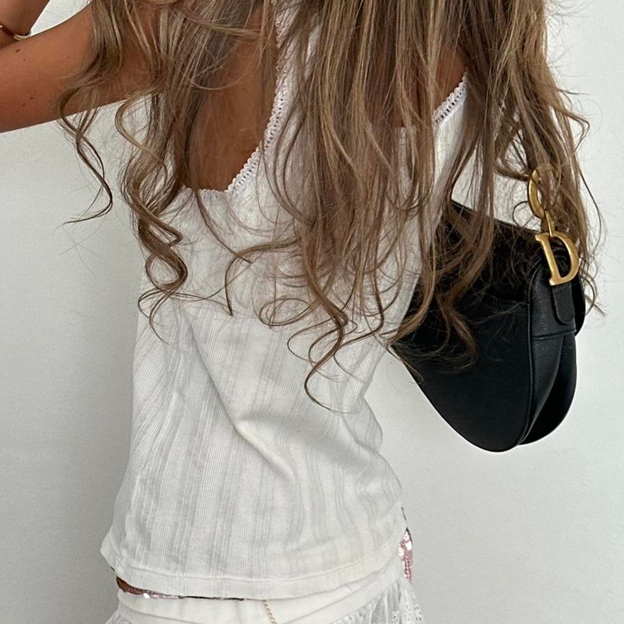 Vintage 90’s Ralph Lauren white camisole top