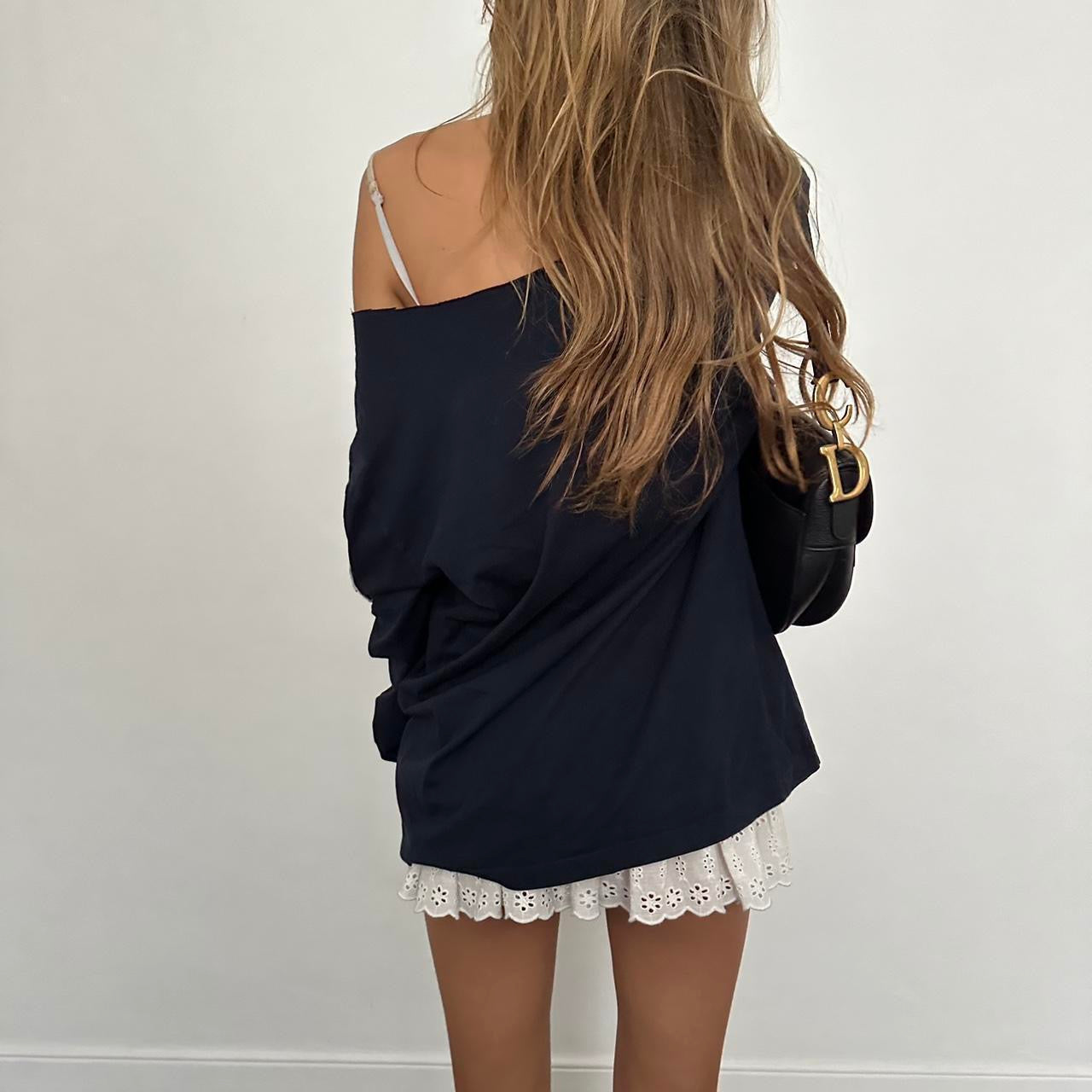 Vintage Polo Ralph Lauren graphic navy long sleeve top