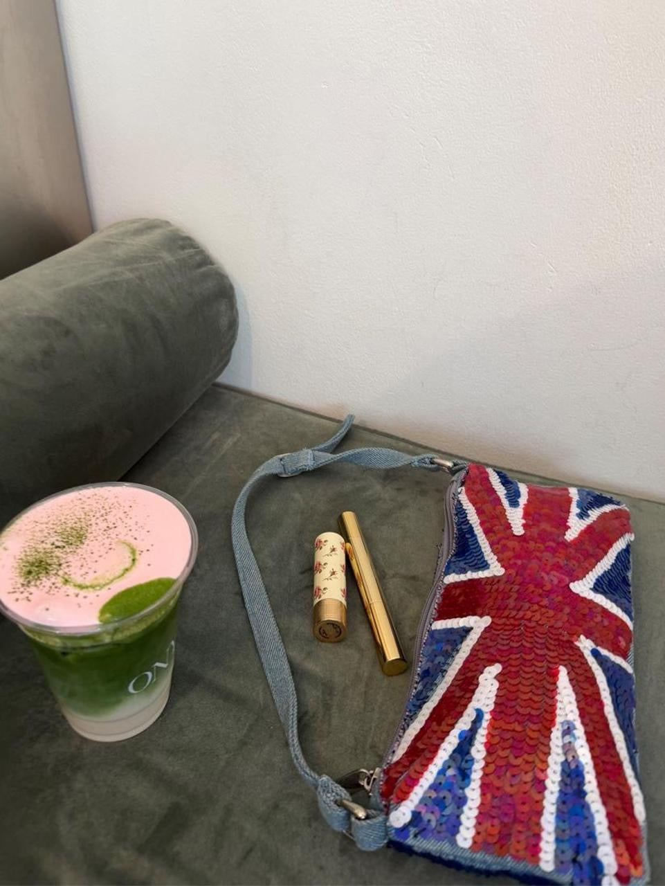 Vintage 00’s sequin Union Jack bag
