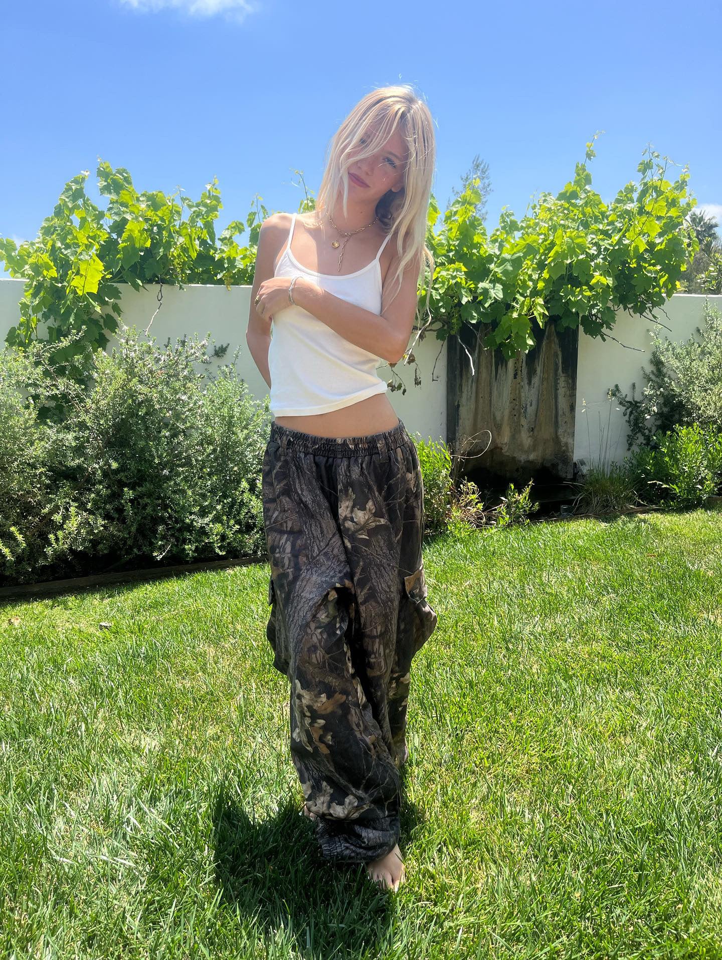 Camouflage vintage pants