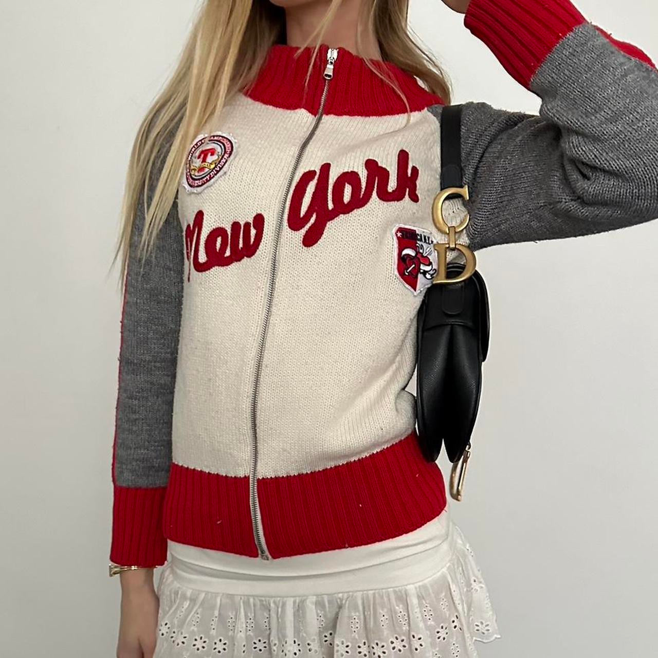 Vintage 90’s New York knit zip up