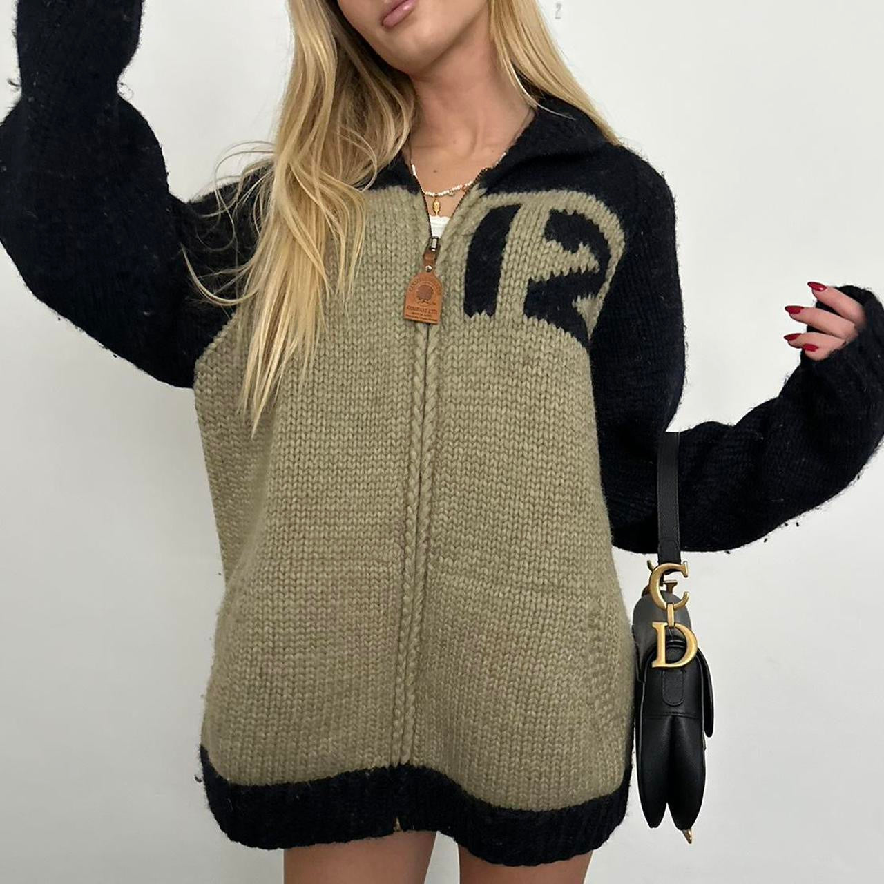 Vintage 2000’s NEW YORK 12 knitted cardigan