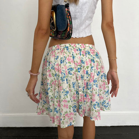 Vintage floral print Ralph Lauren midi skirt