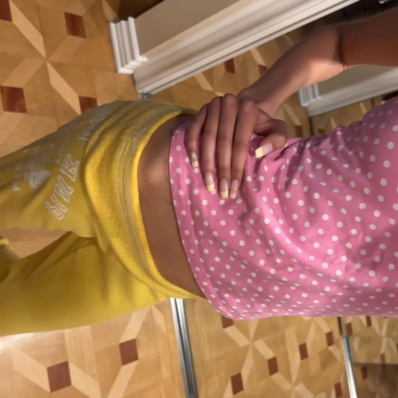 Vintage 2000’s Victorias Secret yellow sweatpants