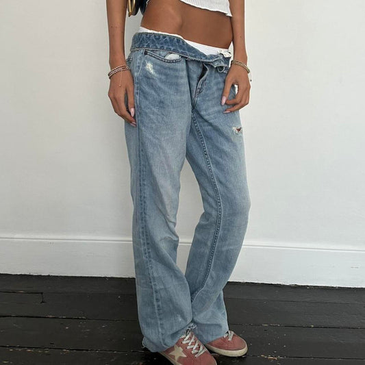 Vintage Gap 2000’s boyfriend bootcut blue jeans