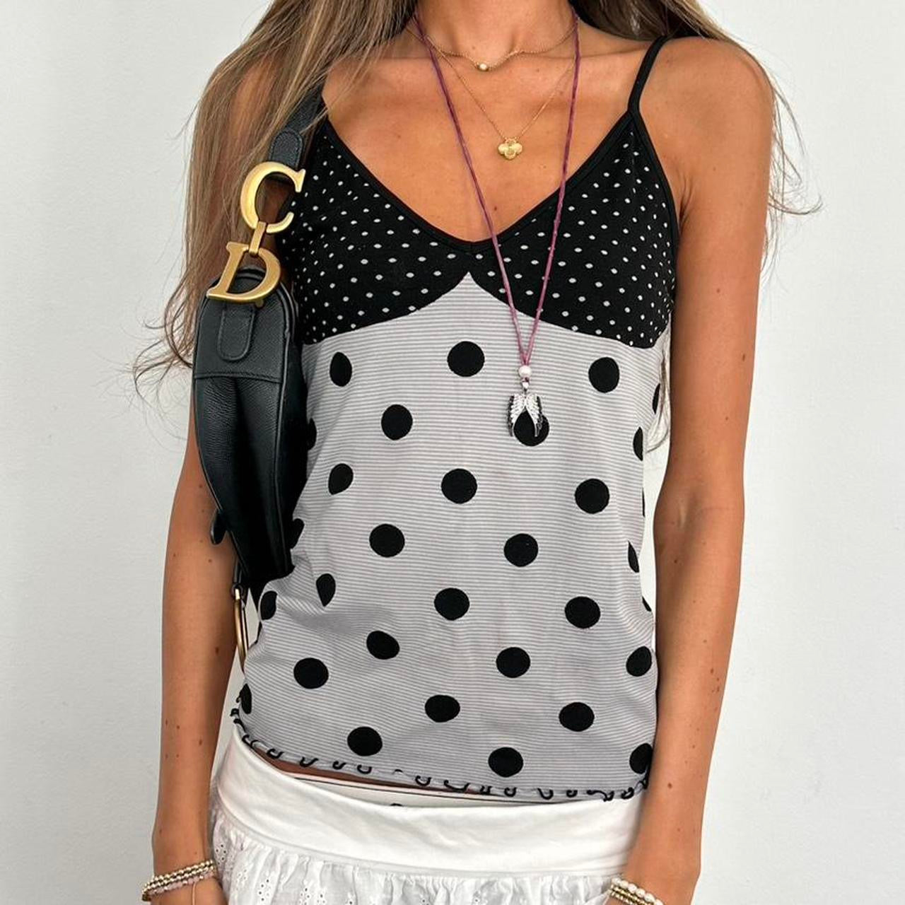 Vintage 2000’s polka dot top