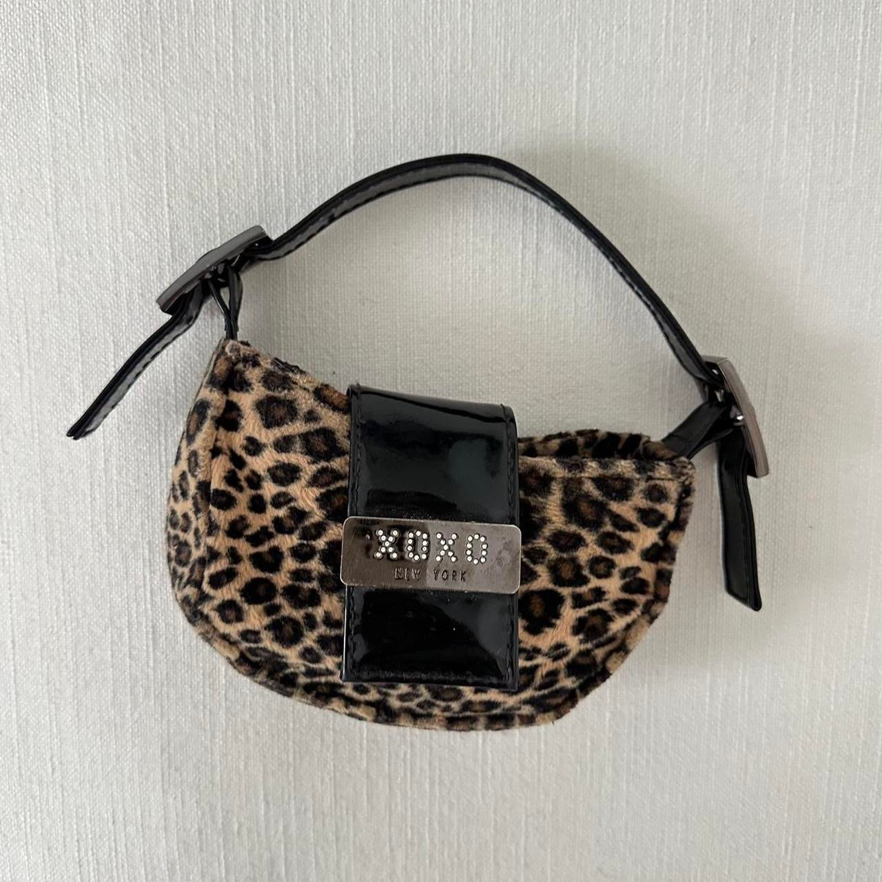 Vintage true 90’s leopard micro mini bag