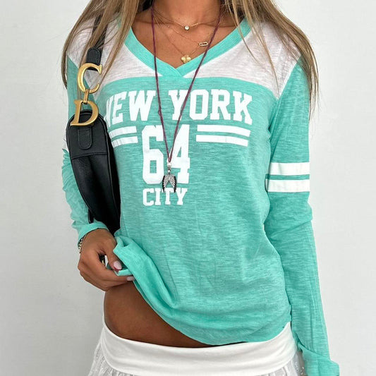 Vintage New York off shoulder top