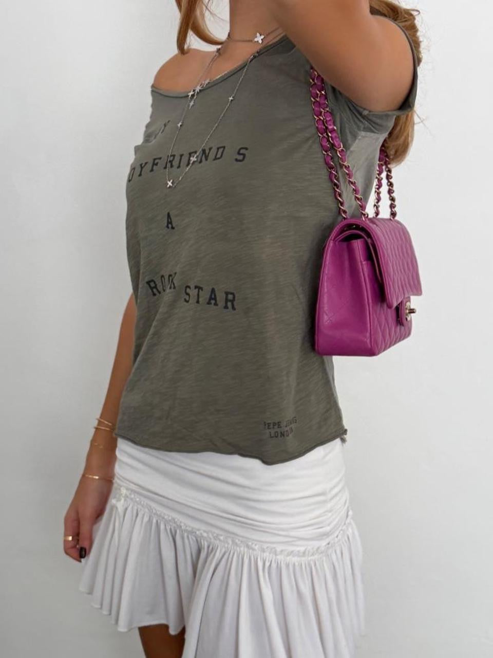 Vintage 00’s rockstar khaki top