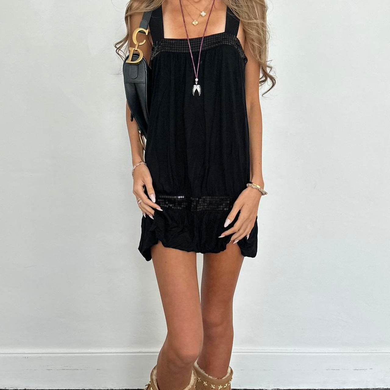 Vintage 00’s black sequin mini dress