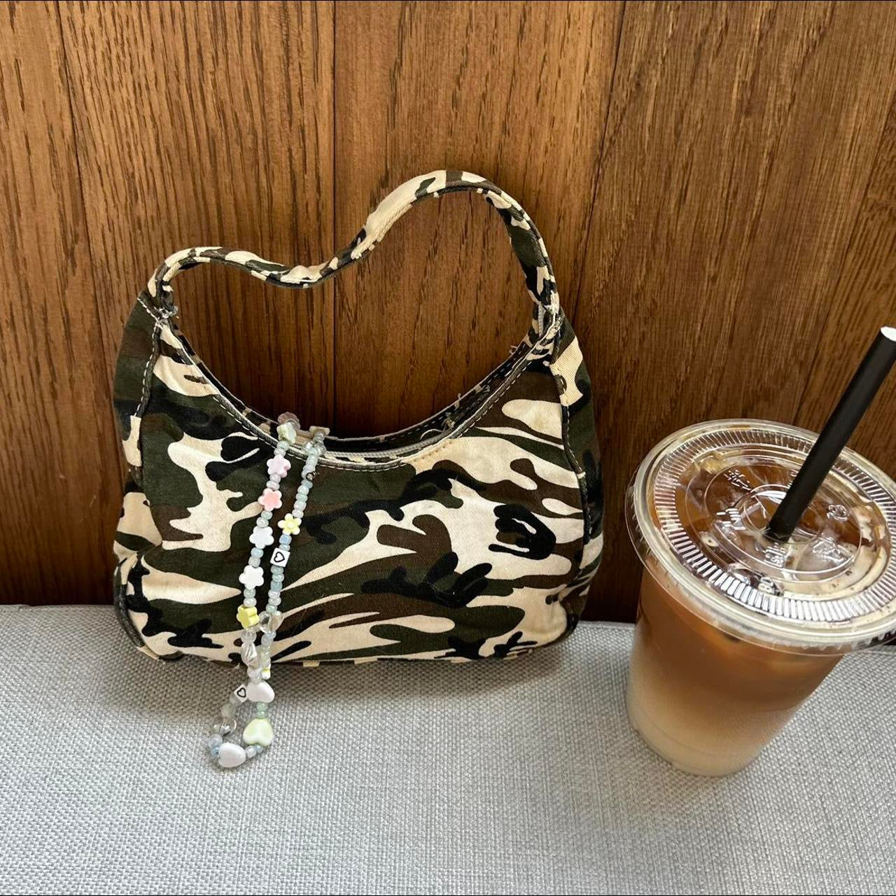 Vintage 90s camouflage bag