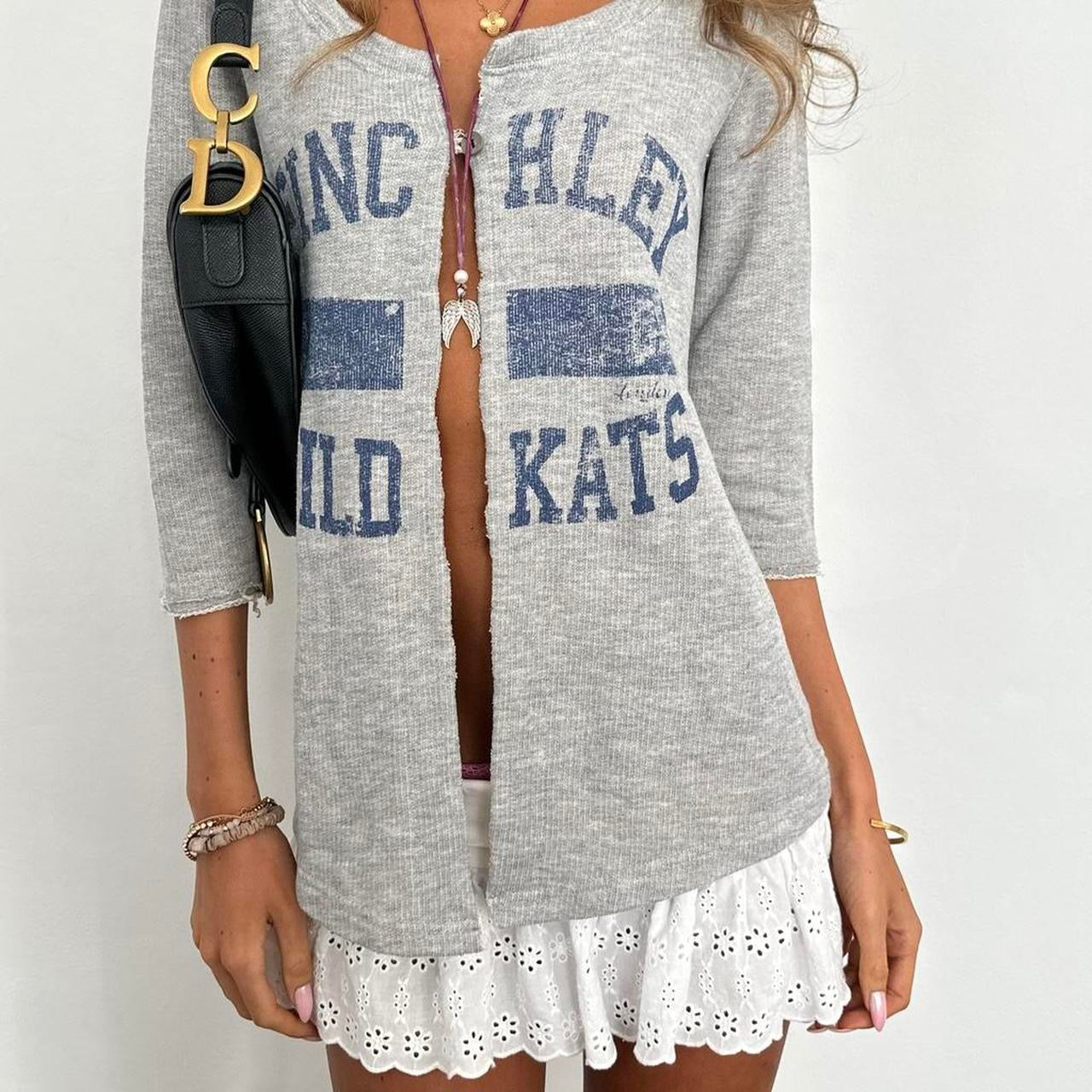 Vintage 2000s varsity graphic top