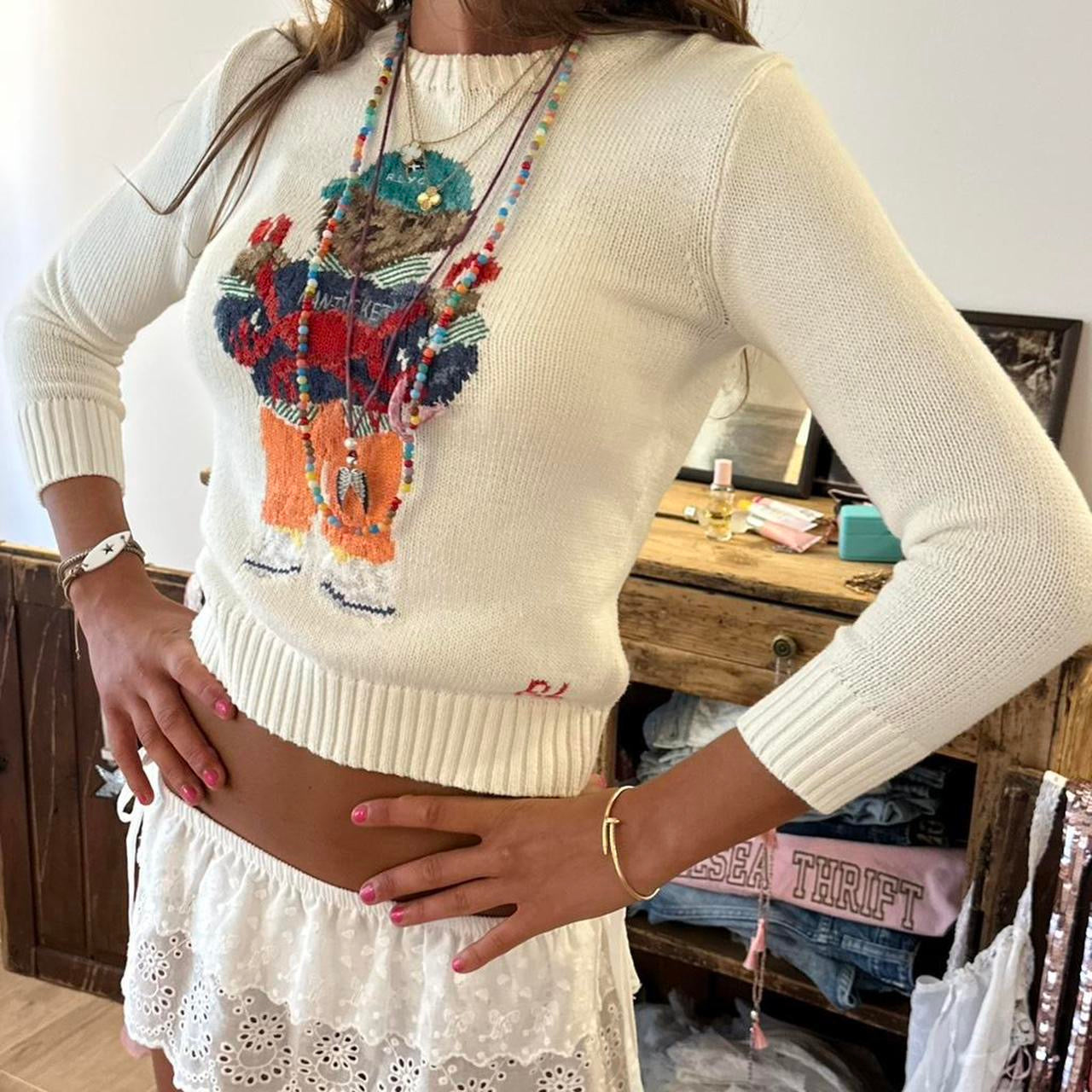 Vintage Ralph Lauren Nantucket bear sweater