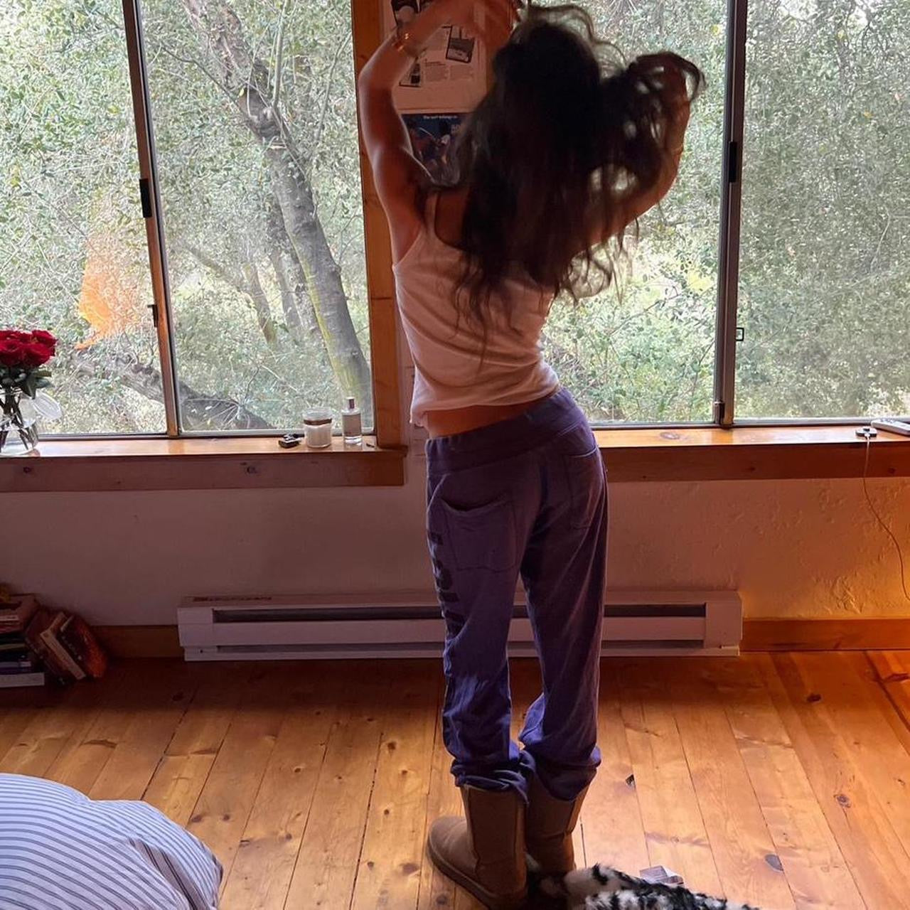 Vintage 2000’s Victoria’s Secret purple sweatpants