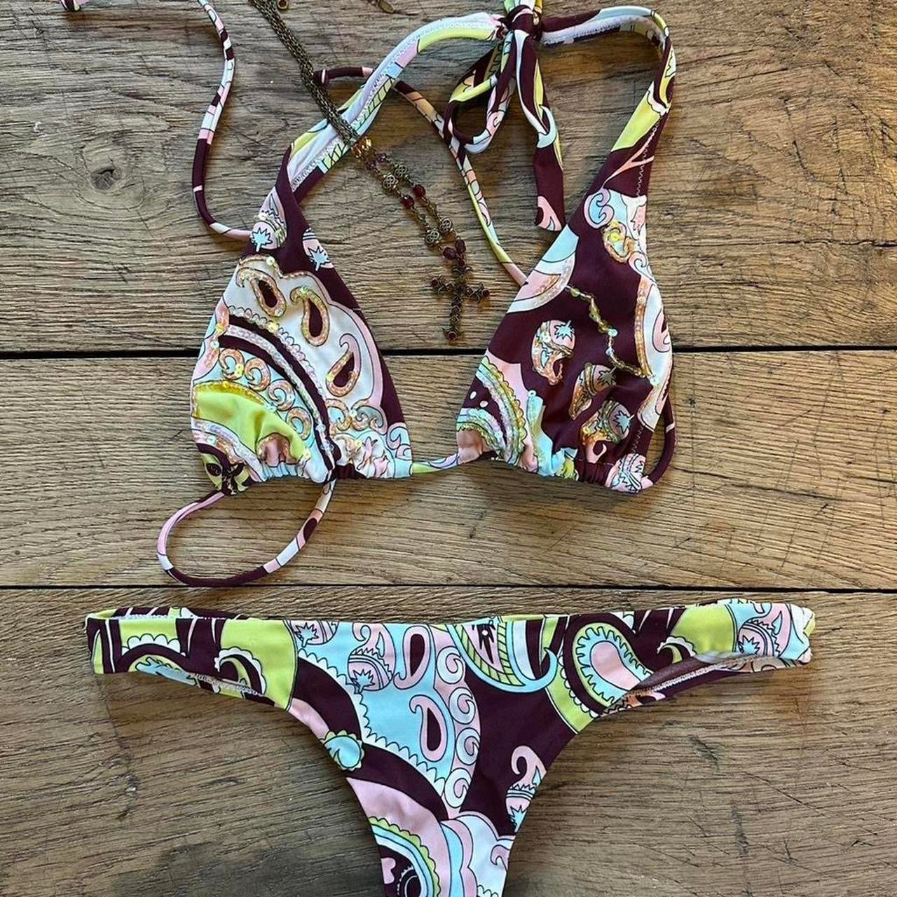Vintage 90’s Italian Golden Lady brand bikini