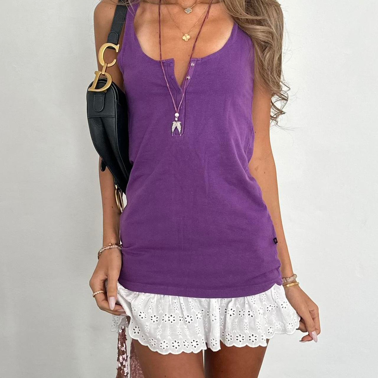 Vintage 00s purple cami top