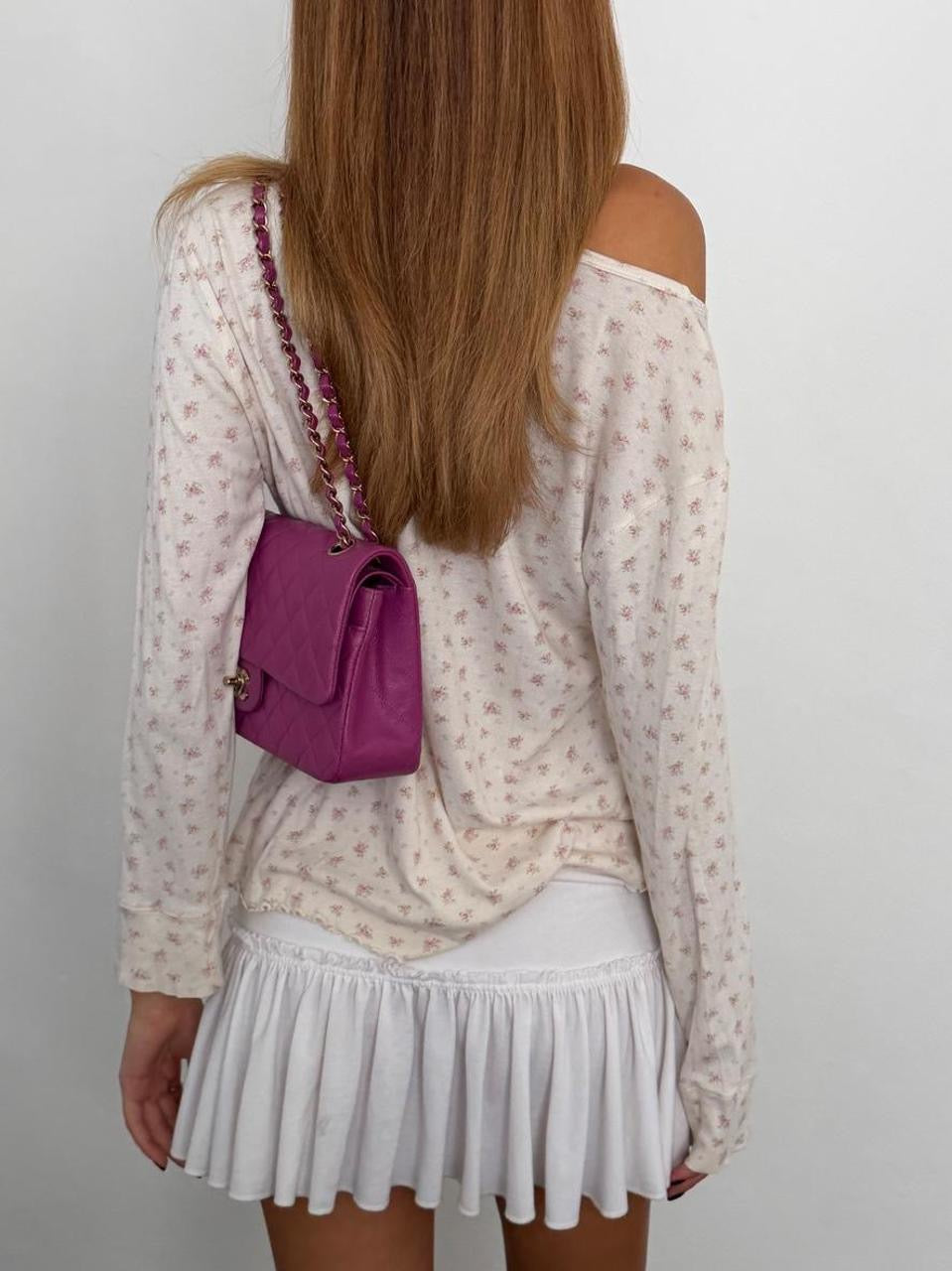 Vintage 90’s Ralph Lauren long sleeve floral wallpaper top
