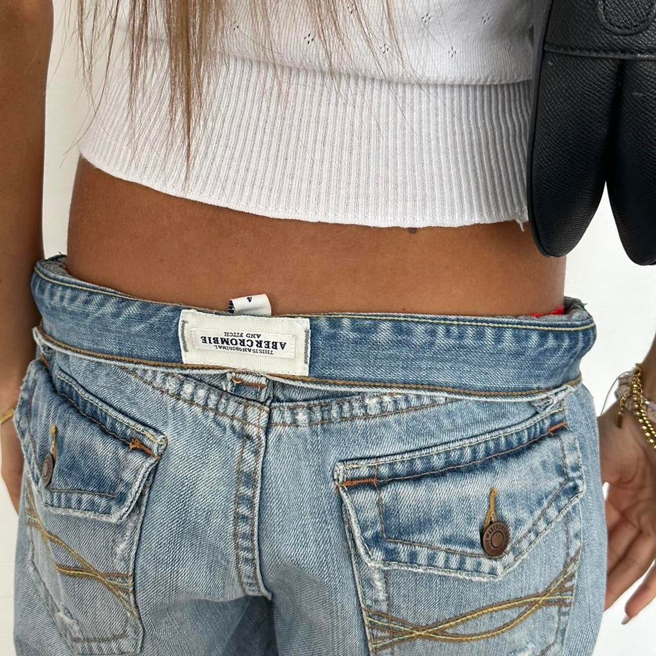 Vintage 2000’s Abercrombie and Fitch bootcut jeans